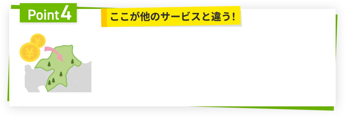 地元福岡へ還元